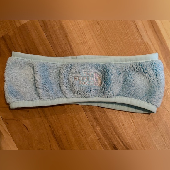 The North Face Girl’s Denali Thermal Ear Headband, Windmill Blue, Junior Medium - Picture 2 of 6